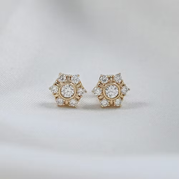 Diamond Stud Earrings